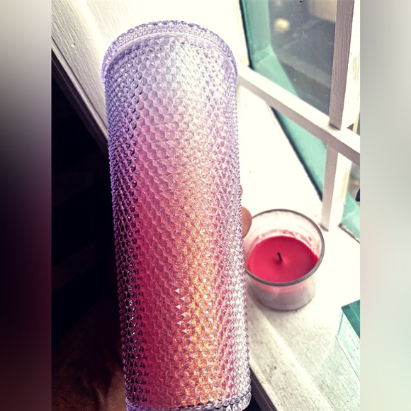 Starbucks Inspired 24oz Sakura Pink Glitter Studded Tumbler - Picture 1 of 10